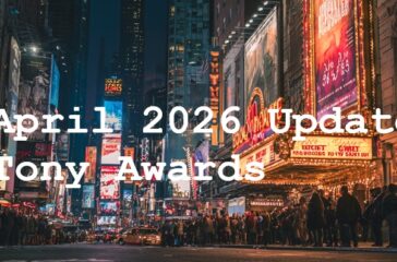 tonys april update theatregold
