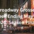 Broadway Grosses Week Ending May 24 2026 Season Finale