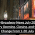 Off-Broadway News July 2026: Every Opening, Closing, and Cast Change From 1–20 July