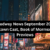 Broadway News September 2026 Hadestown Cast, Book of Mormon & Fall Previews