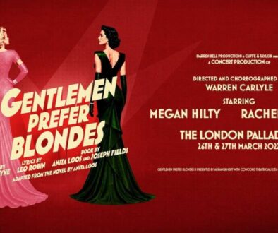 Gentlemen Prefer Blondes London Palladium, Megan Hilty Gentlemen Prefer Blondes, Rachel Tucker Gentlemen Prefer Blondes, Gentlemen Prefer Blondes concert 2027, Warren Carlyle director choreographer, Lorelei Lee Dorothy Shaw, Jule Styne Leo Robin musical, Anita Loos Gentlemen Prefer Blondes, Diamonds Are a Girl's Best Friend, Carol Channing original Broadway, London Palladium concert 2027, Darren Bell Productions Cuffe and Taylor